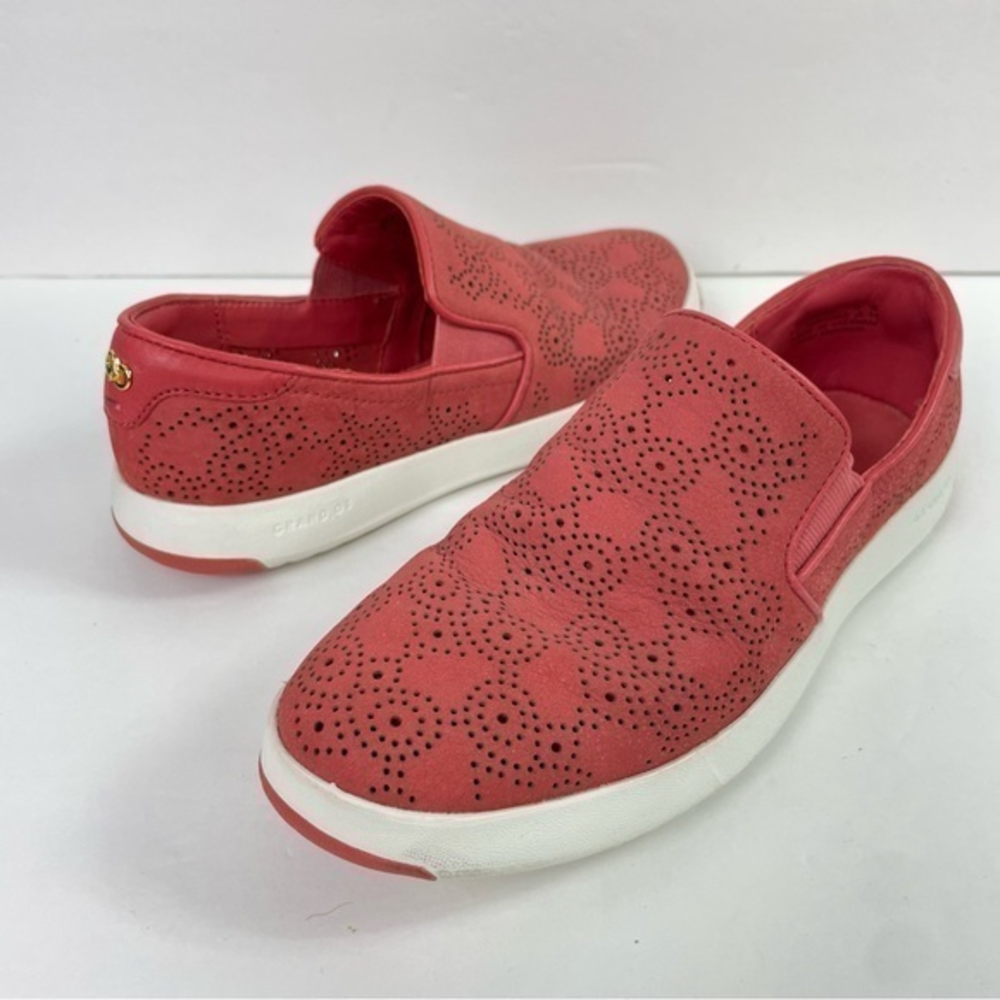 Cole‎ Haan Women's Grandpro Paisley Perforated Slip-on Sneaker
